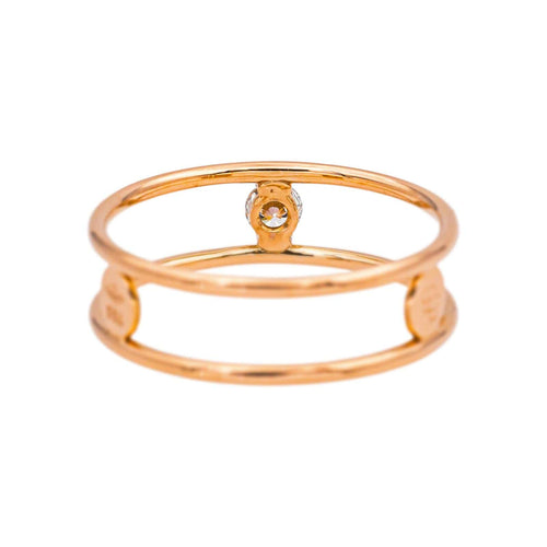 Bague 52 La Brune & la Blonde Bague Solitaire Or rose Diamant 58 Facettes 5276251RV