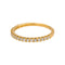 Bague 54 Bague  Demi-alliance  Or jaune Diamant 58 Facettes 5276269RV