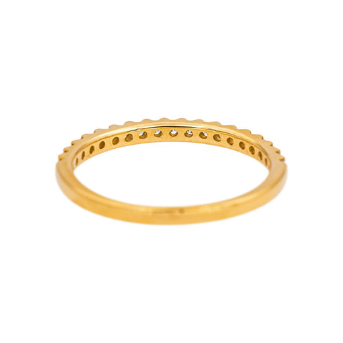 Bague 54 Bague  Demi-alliance  Or jaune Diamant 58 Facettes 5276269RV
