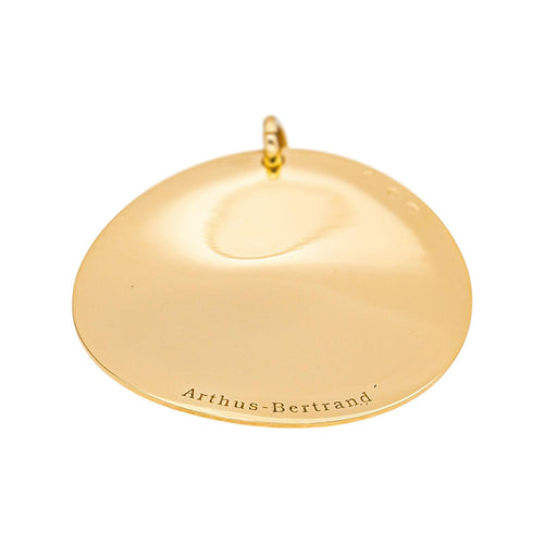 Pendentif Arthus Bertrand Pendentif Rond Uni Or jaune 58 Facettes 5258011CN
