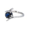 Bague 49 Bague Or blanc Saphir 58 Facettes 5381228RV