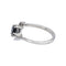 Bague 49 Bague Or blanc Saphir 58 Facettes 5381228RV