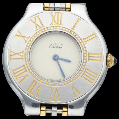 Montre Cartier Montre Must 21 Or Jaune 18K / Acier 58 Facettes MT46426