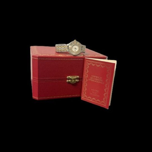 Montre Cartier Montre Must 21 Or Jaune 18K / Acier 58 Facettes MT46426