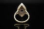 Bague 52 Bacio d’Oriente - Bague Figaró en or blanc, saphir et diamants 58 Facettes anello bacio d'oriente