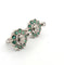 Boucles d'oreilles Boucles d’oreilles en platine avec émeraudes et diamants 58 Facettes 103/C 2026