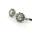 Boucles d'oreilles Boucles d’oreilles en platine avec émeraudes et diamants 58 Facettes 103/C 2026