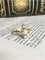 Bague 53 Bague ancienne - Perle et diamants en or jaune 18K et platine 58 Facettes 258