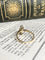 Bague 53 Bague ancienne - Perle et diamants en or jaune 18K et platine 58 Facettes 258