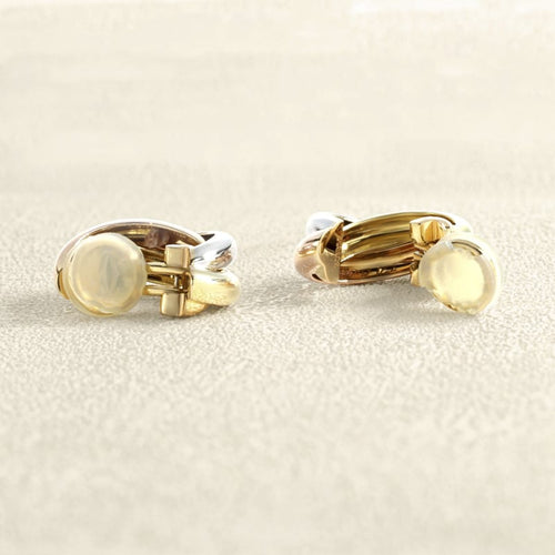 Boucles d'oreilles Boucles d'oreilles Cartier Trinity Or jaune, blanc et rose 58 Facettes OC-66300087