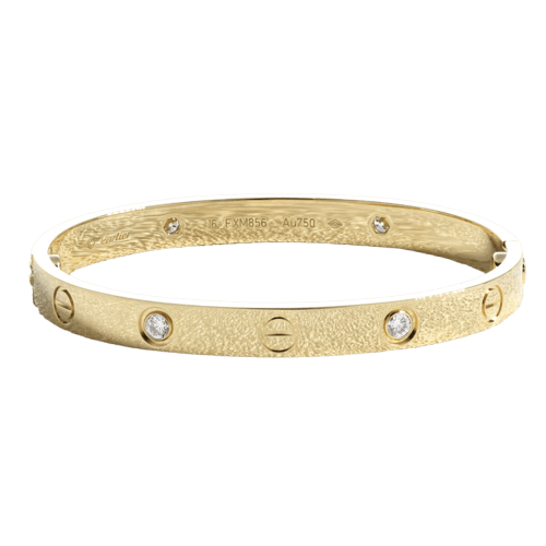 Bracelet Cartier Love - Bracelet classique en or jaune et diamants 58 Facettes OC-62000307