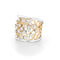 Bague 54 Bague Crivelli Or rose, blanc et Diamants 58 Facettes 31E01078