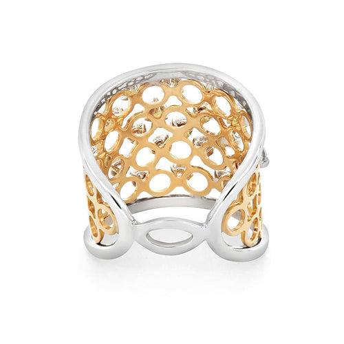 Bague 54 Bague Crivelli Or rose, blanc et Diamants 58 Facettes 31E01078