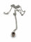 Collier Collier solitaire en or blanc 18 carats avec diamant naturel 58 Facettes 88734-ac11176