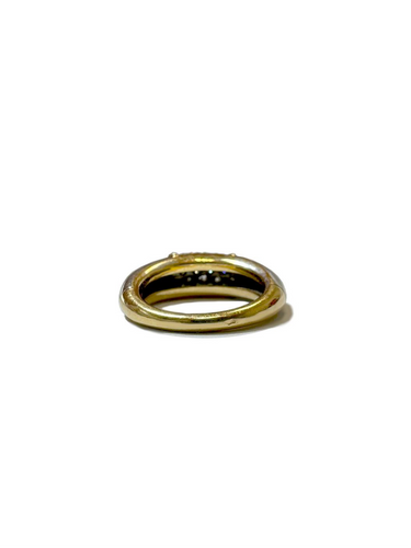 Bague 51 Van Cleef & Arpels Philippine - Bague en or jaune et gris 18k et diamants 58 Facettes REF24053-216