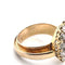 Bague 52 Bague en or jaune 18 ct avec émeraude et diamants 58 Facettes 221/26 A 114/26