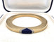 Bracelet Bracelet manchette années 70 en or jaune 18 ct, lapis-lazuli et diamants 58 Facettes 244/26 B 117/26