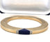 Bracelet Bracelet manchette années 70 en or jaune 18 ct, lapis-lazuli et diamants 58 Facettes 244/26 B 117/26