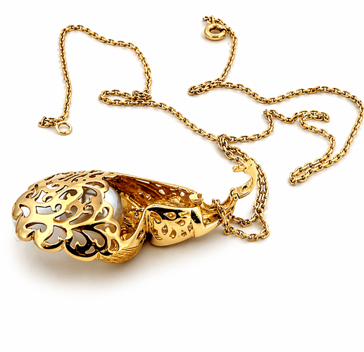 Collier Collier - Pendentif perle de culture et diamants naturels 58 Facettes 89538 -