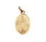Pendentif Médaille Art nouveau Vierge Marie en or rose 18k 58 Facettes A07008