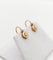 Boucles d'oreilles Dormeuses anciennes en or rose 18k avec perles et diamants 58 Facettes A07009