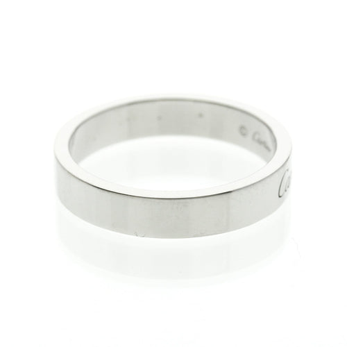 Bague 57 Cartier C de Cartier - Alliance en platine 58 Facettes idmbbka9zt