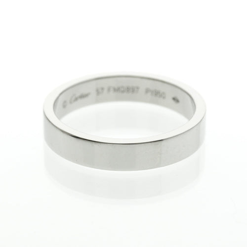 Bague 57 Cartier C de Cartier - Alliance en platine 58 Facettes idmbbka9zt