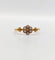 Bague 51 Bague marguerite antique en or 18k et perles, anneau torsadé 58 Facettes A07010