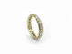Bague 54 Alliance américaine - Bague en or jaune 18 carats et diamants 1,05 ct 58 Facettes 147/15
