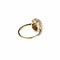 Bague 50 Bague marguerite saphir ovale et diamants en or jaune 18K 58 Facettes LMB-350