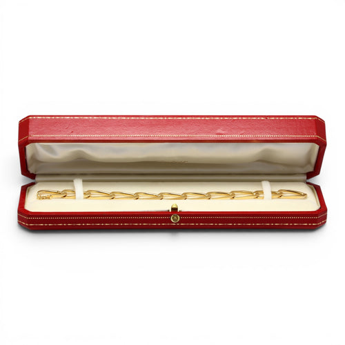 Bracelet Cartier - Bracelet gourmette en or jaune 18 carats 58 Facettes