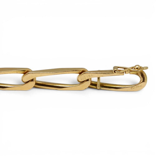 Bracelet Cartier - Bracelet gourmette en or jaune 18 carats 58 Facettes