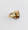 Bague 51.5 Bague pompadour Art déco en or 18k et platine, saphir et diamants 58 Facettes A07014