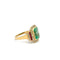 Bague 55 Bague - Émeraude colombienne certifiée, diamants et rubis en or jaune 18k 58 Facettes 50446