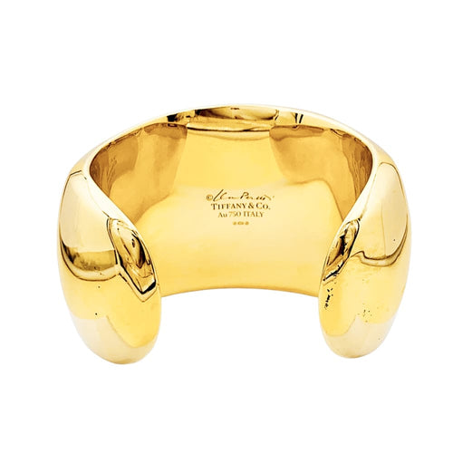 Bracelet Bracelet "Manchette à Facettes", Tiffany & Co x Elsa Peretti or jaune. 58 Facettes 35575