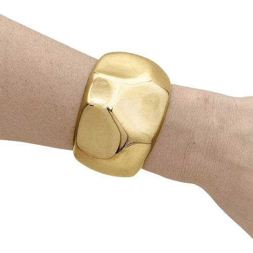 Bracelet Bracelet "Manchette à Facettes", Tiffany & Co x Elsa Peretti or jaune. 58 Facettes 35575