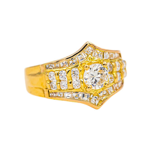 Bague 54 Bague Or jaune Diamant 58 Facettes 5019083RV