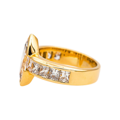 Bague 55 Bague Marquise Or jaune Diamant 58 Facettes 5138890CN
