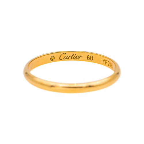Bague 60 Cartier  Bague  Alliance  1895 Or jaune 58 Facettes 5150728CN