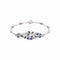 Bracelet Bracelet Or blanc Saphir, Diamant 58 Facettes 5281128CN