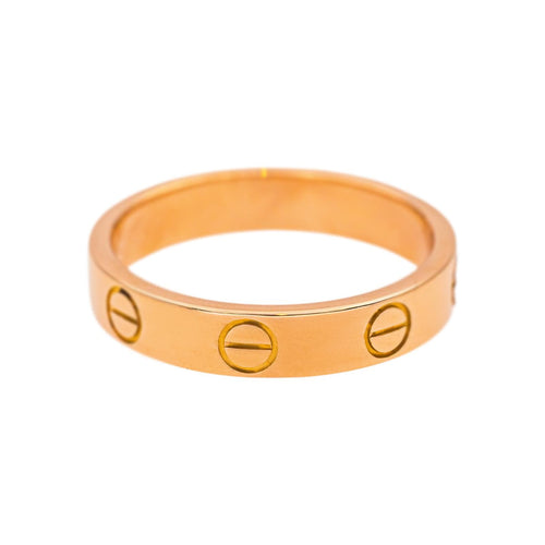 Bague 50 Cartier Bague Love Or rose 58 Facettes 5225477CN