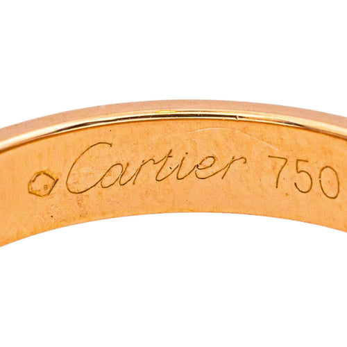 Bague 50 Cartier Bague Love Or rose 58 Facettes 5225477CN