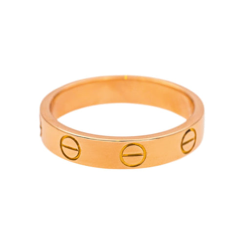 Bague 50 Cartier Bague Love Or rose 58 Facettes 5225477CN