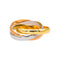 Bague 49 Cartier  Bague  Trinity  Or jaune, Or blanc, Or rose 58 Facettes 5225478CN