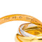 Bague 49 Cartier  Bague  Trinity  Or jaune, Or blanc, Or rose 58 Facettes 5225478CN