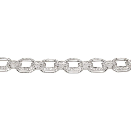 Bracelet Bracelet Art déco Platine Diamant 58 Facettes 4958635RV