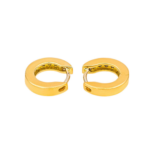 Boucles d'oreilles Boucles d'oreilles  Créoles Or jaune Diamant 58 Facettes 5496992RV