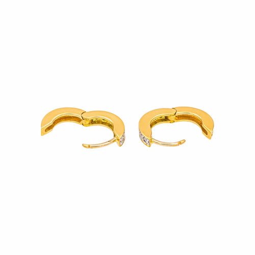 Boucles d'oreilles Boucles d'oreilles  Créoles Or jaune Diamant 58 Facettes 5496992RV