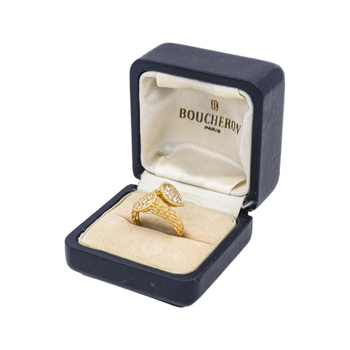 Bague 57 Boucheron Bague Toi et moi Serpent bohème Or jaune Diamant 58 Facettes 5594884CN