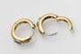 Boucles d'oreilles Boucles d'oreilles vintage - Saphirs et diamants en or jaune et blanc 750 58 Facettes 10099